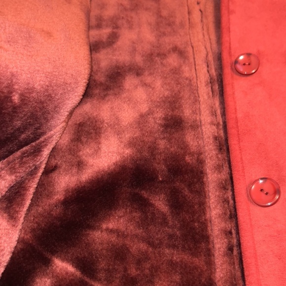 NEW🌹 Red Suede Coat - Picture 4 of 8